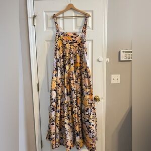 Free People Multicolor Floral Maxi Dress